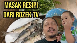 Hari ni kita masak ikut Rozek TV Ulam ulaman 🤣🤣 testing testing [upl. by Nivek]