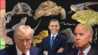 PRESIDENTS MAKE A REPTILE TIER LIST [upl. by Ardnyk]