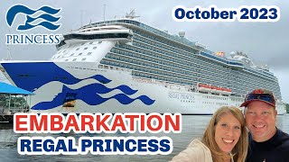 Regal Princess EMBARKATION to Galveston  October 2023  Exploring  FOOD C726 Life With Favor Vlog [upl. by Ellynad]