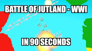 WW1 Jutland in 90 Seconds [upl. by Gabriellia489]