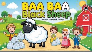 quot🎶 Baba Black Sheep The Ultimate Nursery Rhyme for Kids 🐑 Sing Along amp Learnquot [upl. by Josephine]