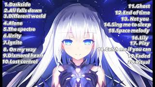 Nightcore Top 20 songs of Alan walker ⚡️Alan walker Nightcore⚡️ [upl. by Hertz]