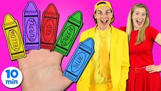 Colors Finger Family and More Finger Family Songs  Kids Nursery Rhyme [upl. by Ylrad]