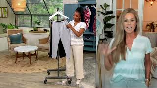 Barefoot Dreams Malibu Collection Luxe Lounge Cropped Pants on QVC [upl. by Adamo349]