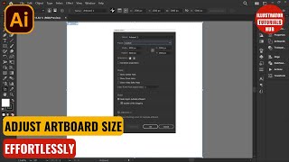 How To Change Canvas Size In Adobe Illustrator  Adjust Document  Resize Artboard In Illustrator [upl. by Polik]