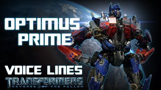 All Optimus Prime Voice Lines [upl. by Hoover209]