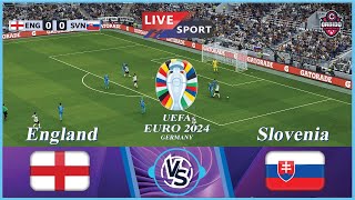 England vs Slovenia  Euro2024  Match Live Today  video game Simulation [upl. by Zined]