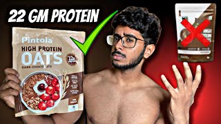 Pintola High Protein Oats Review  22Gm Protein 💥 [upl. by Westland]