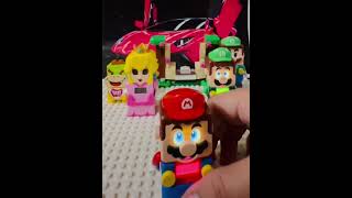 Lego Mario and Lego Peach Exchange their power suit 229 shorts toys trending fyp [upl. by Rodney887]