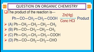 OQV NO – 356 The product of the reaction between Ph―CO―CH2―CH2―COOH and ZnHg con HCl [upl. by Yenruoj4]