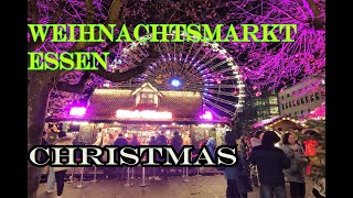 Weihnachtsmarkt Essen 2023 Ausflug Stadt Essen Weihnachtsmarkt Deutscland [upl. by Eilatan]