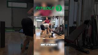 3Point Stance Row Build Strength for a Powerful Golf Swing golfexercise golffitness [upl. by Nannie86]