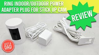 Ring IndoorOutdoor Power Adapter Plug for Stick Up Cam PlugIn REVIEW [upl. by Ramas]