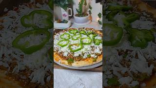 Pizza banane ka tarika food pakistani pizzarecipe viralvideo shortsfeed [upl. by Ajoop]