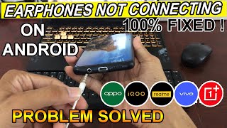 Earphones Not Working on ANDROID  HEADPHONE JACK NOT WORKING PROBLEM FIXED  REDMI SAMSUNG VIVO MI [upl. by Court]