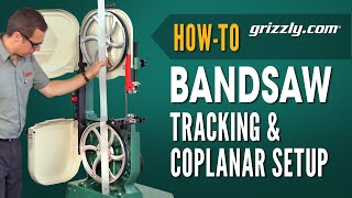 How To Bandsaw Tracking and Coplanar Setup and Adjustment [upl. by Tubb]