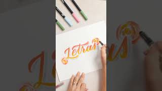 4 maneras de usar un PLUMON TOMBOW con LETTERING😎 [upl. by Moritz]