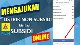 Cara Mendapatkan Subsidi Listrik RESMI  Full Online  Merubah Listrik Non Subsidi Menjadi Subsidi [upl. by Lyckman]