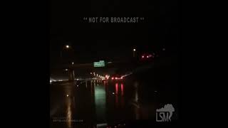 12262015 Garland TX EF4 Tornado Crossing the Interstate with Incredible Power Flashes [upl. by Gillmore]