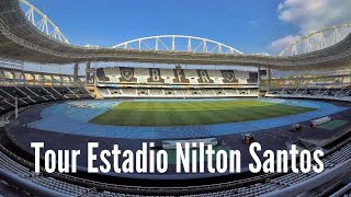 TOUR ESTADIO NILTON SANTOS RJ 🇧🇷⚽️🏟 [upl. by Adnovay]