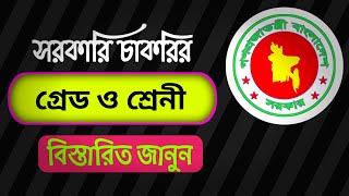 সরকারি চাকরির গ্ৰেড ও শ্রেনী বিন্যাস  bangladesh government job grade and class  govt job grade [upl. by Atimed]