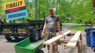 Adding Side boards to the Kaufman dump Trailer 4 [upl. by Hippel]