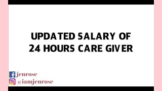 CARE GIVER SALARY 2019 MALTA Pinoy sa Malta jenroseG [upl. by Pierro]