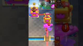 Mini Pekka vs Valkyrie Elixir Golem defense clashroyale minipekka valkyrie elixirgolem defense [upl. by Alvis]