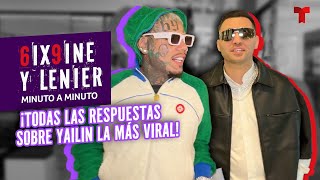 6ix9ine y Lenier despejan todas las dudas sobre Yailin  Telemundo Entretenimiento [upl. by Cybil222]