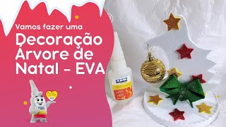 DIY  Decoração de Natal  EVA [upl. by Sedrul]