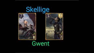 skellige warriors vs scoiatael Precision Strike ProRank Gwent Card Game 2410041221 [upl. by Eirrol]