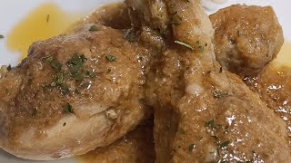 Pollo con salsa de almendras [upl. by Suirtemid60]