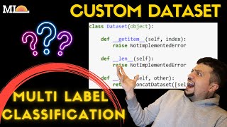 Multi Label Classification Customized Pytorch Dataset [upl. by Abibah]