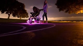 Install Stroller Lights to Be Seen Be SAFE Third Kind® [upl. by Aerdnac]