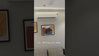 ac installation difficult ac installation [upl. by Nomolos]