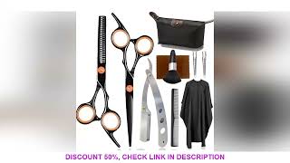 Hairdressing Scissors Set 6 Inch Hair Cutting Scissors Thinning Shears Hair Cutting Styling Access [upl. by Einnep]