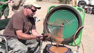 Keenes New Gold Concentrating Wheel 25quot first field test [upl. by Drarrej]