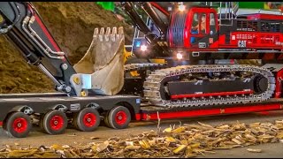 RC Truck Excavator transport Stunning RC ACTION [upl. by Wind119]