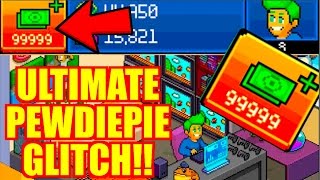 PEWDIEPIES TUBER SIMULATOR ULTIMATE GLITCH UNLIMITED FREE BUX VIEWS SUBSCRIBERS AND MORE [upl. by Yeclehc]