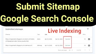 How to Blogger Sitemap Generate  Submit Sitemap to Google Webmaster Search Console  Step By Step [upl. by Yecam155]