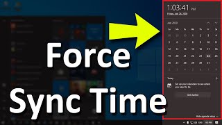 How to Force Windows 10 Time to Sync with a Time Server [upl. by Skiba]