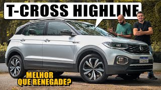 Volkswagen TCROSS HIGHLINE descobrimos porque ele é o SUV mais vendido do Brasil [upl. by Drahnreb]