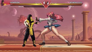 Scorpion vs Athena  Epic Crossover Showdown [upl. by Lah]