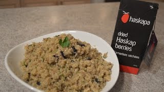 How to Cook Haskap Quinoa Stuffing Cooking with Kimberly [upl. by Ojibbob312]