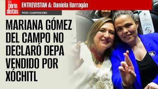 Entrevista  Mariana Gómez del Campo no declaró depa vendido por Xóchitl explica Dani Barragán [upl. by Esmerolda107]