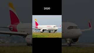 Iberia Lineas Aereas de Espagna Évolution planesiberiaevolution [upl. by Eelatsyrc]