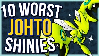 10 WORST Shiny Pokémon of Johto  Supreme Countdowns [upl. by Bastien]