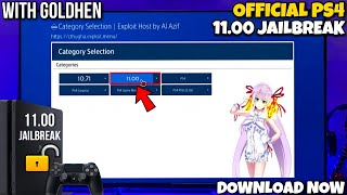 9031001105010711100 Jailbreak with GoldHEN How to jailbreak PS4 1100 [upl. by Wolenik]