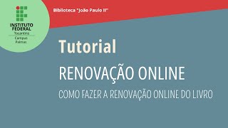 Tutorial Renovação como renovar [upl. by Enajyram367]