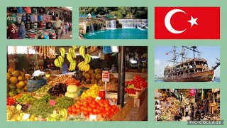 Türkei Side  Antalya Bester Basar Manavgat [upl. by Selhorst]